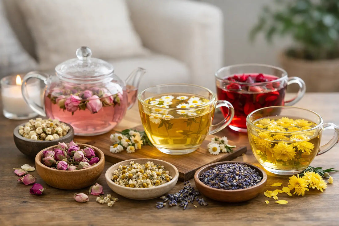 7 Best Floral Teas for Relaxation at Home