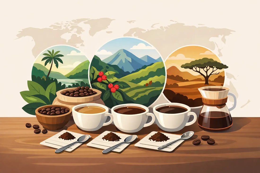 Single Origin Coffee Tasting Examples