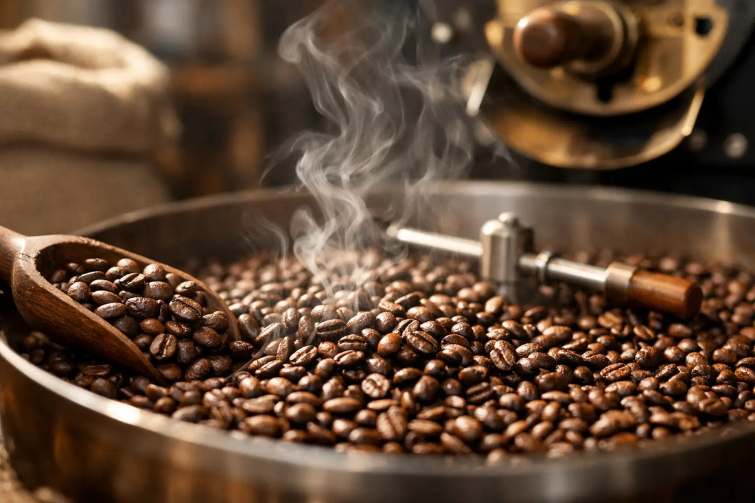 The Aroma of Fresh Roasted Artisan Coffee Beans